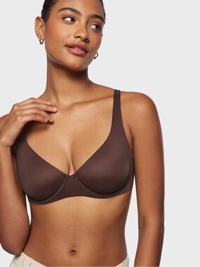 Inlyric Mesh Balconette Bra in Hazelnut (38C)